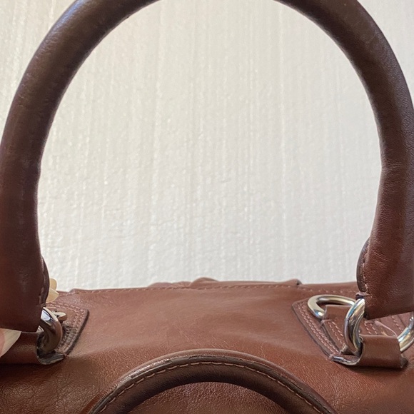 Coach Dark Brown Leather Satchel - Picture 6 of 16
